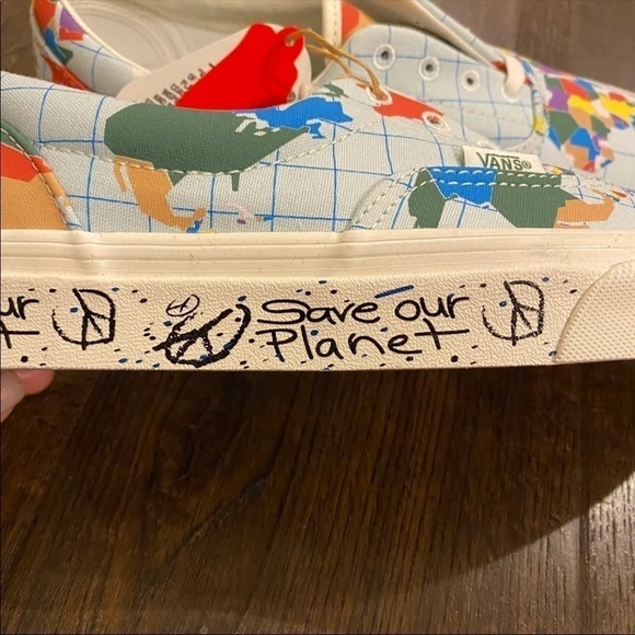 Vans Era Limited Edition Save Our Planet Skate Shoes Size 6 Women - Picture 11 of 12